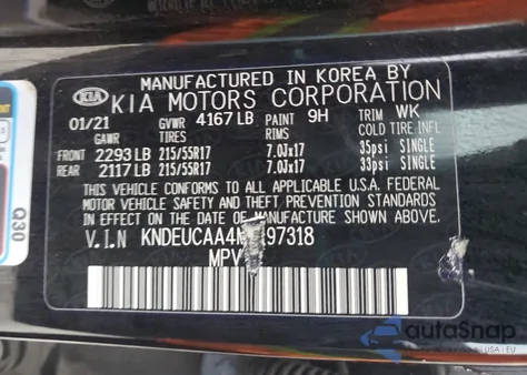 2021 Kia Seltos S from USA, damaged, VIN KNDEUCAA4M7197318
